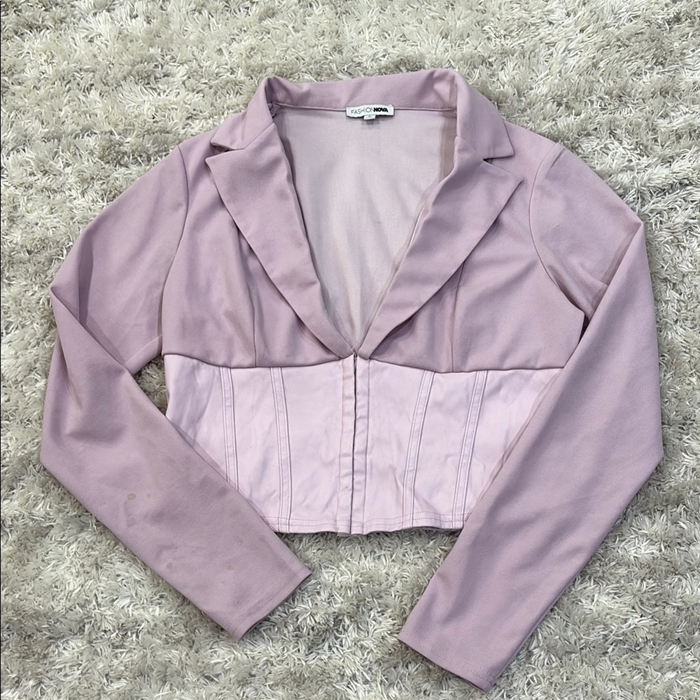Cropped fashion nova blazer